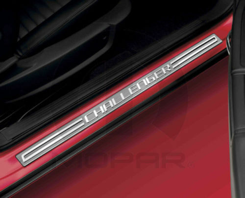 Mopar Stainless Steel Door Sill Guards 14-23 Dodge Challenger